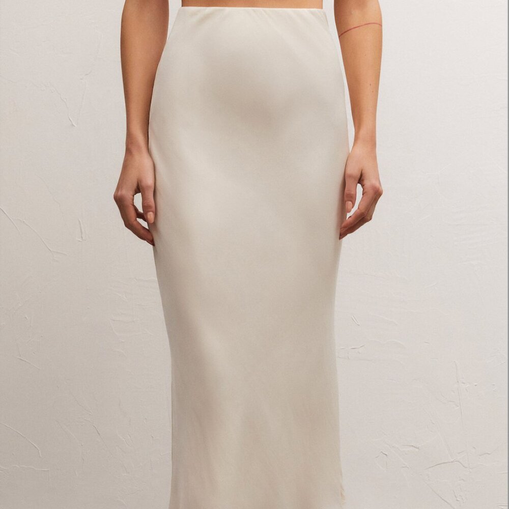 Z Supply Red and Cream Midi Skirts - Picture 2 of 2